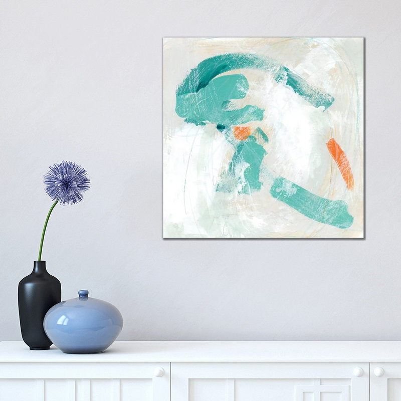 Tidal Current II by June Erica Vess - Wrapped Canvas Painting, 45.72 cm H x 45.72 cm W x 1.91 cm D