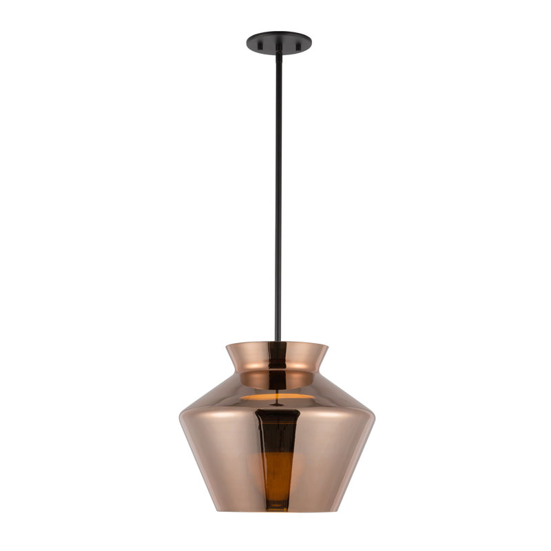 1 - Light LED Pendant, Copper