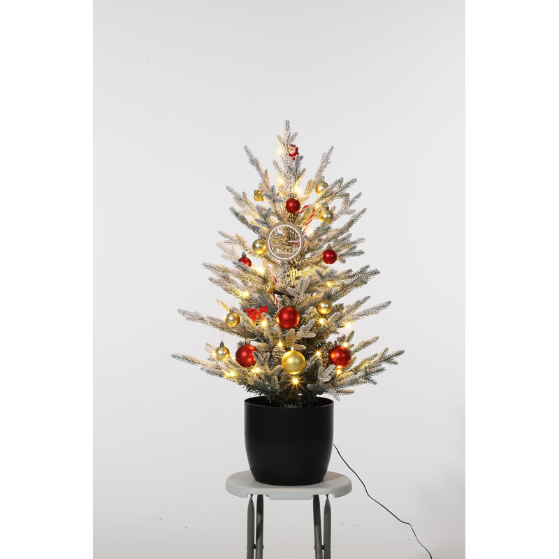 Arbre de Noël pré-éclairé, arbres de Noël artificiels avec éclairage, arbres de Noël avec lumières, décoration de Noël