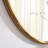 Noella Metal Oval Wall Mirror