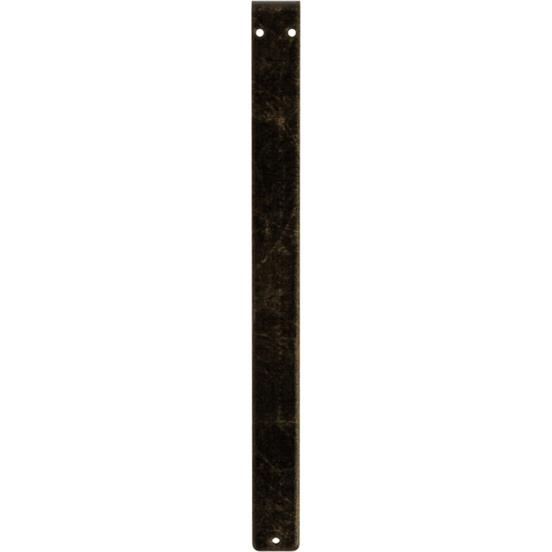 Support en fer forgé Versailles, Or pâle antique, H 15 po x l 1,5 po x p 12 po