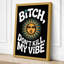 Vibes and Sunshine Typography 1 Piece Wrapped Canvas Wall Art-368035080-368035127