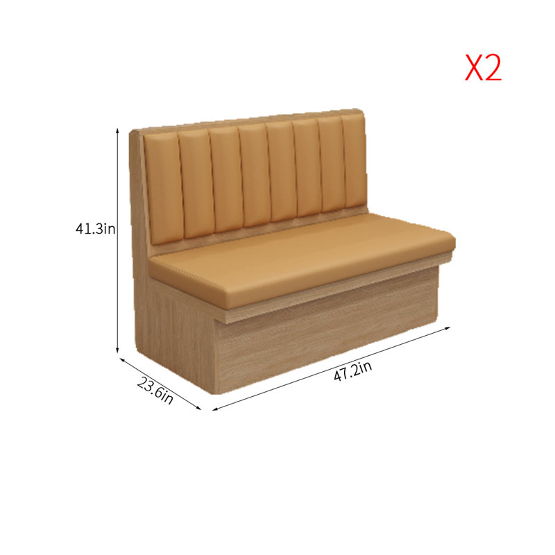 Banc de restaurant nordique simple