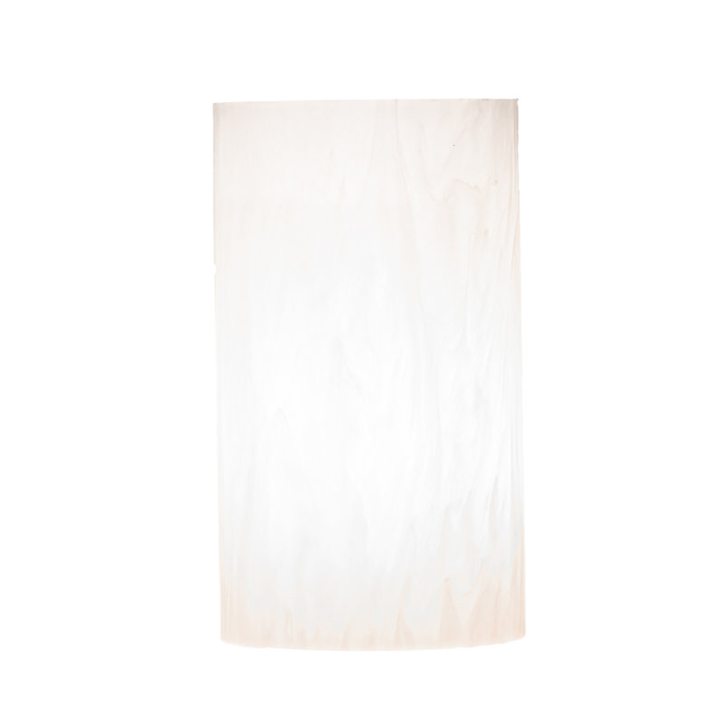 4" Wide Cylindre Angelwing Frosted Idalight Shade