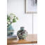 Vase bleu et brun