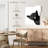 " Funny Black Cat Canvas Print "-1224605428