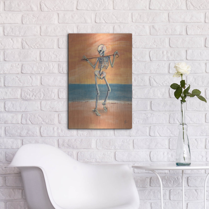 "Skelly Dancer No. 11" par Marie Marfia Fine Art, H 24 po x l 16 po