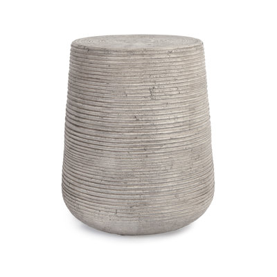 Nellie Outdoor End Table Light Gray