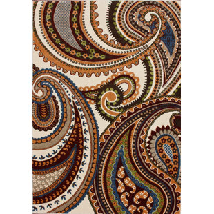 Inese Multi Paisley Rug