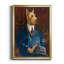 Inspector Dog Leash - Single Picture Frame Print on Canvas-590251383-590251377