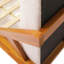 Lit plateforme tapissier Breonca (Grand lit)