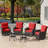 Imalai Wicker Patio Conversation Set with Cushions-2041874785