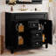 Meuble-lavabo moderne de 36 po avec lavabo supérieur, 2 portes à fermeture douce et 2 tiroirs pour un rangement et une élégance accrus-720775264