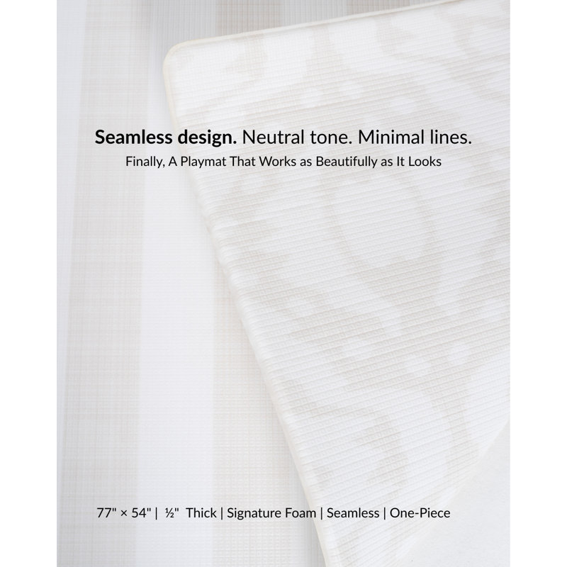 Reversible Emerson Foam Playmat, Beige