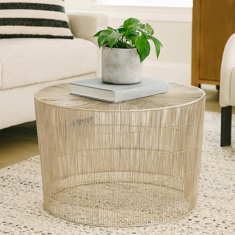 Brooklane Drum End Table