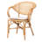 Cezary Armchair in Rattan Brown