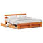 Bed Frame with Headboard Solid Pine Wood-1584818110-1608597483