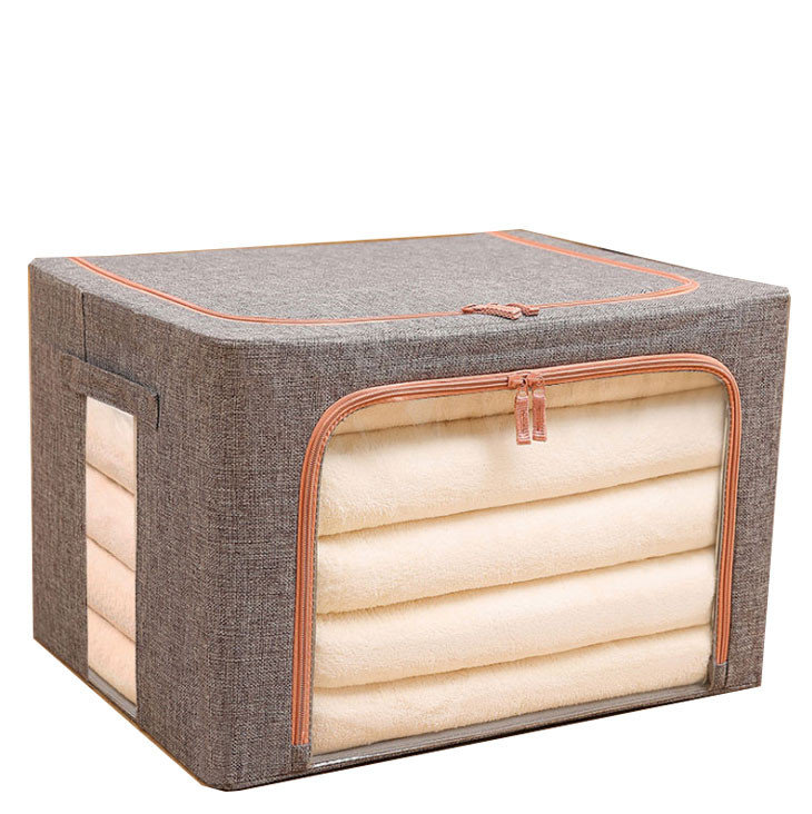 Organisateur de sac de rangement pour vêtements de grande capacité avec tissu épais pour édredons