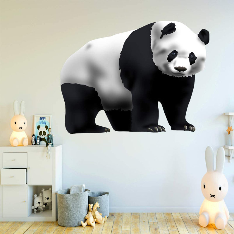 Décalcomanie murale panda, 28 po x 36 po