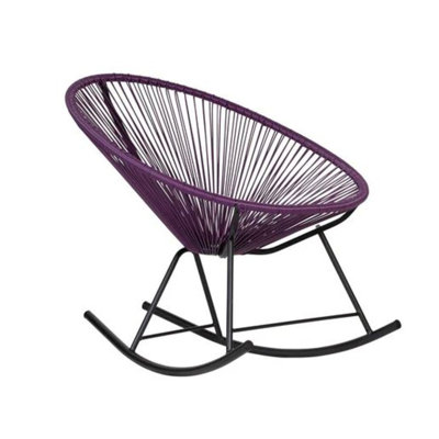 Chaise berçante câblée Bahia