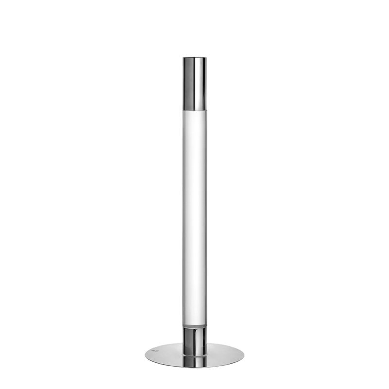 Bougie Lumiere Gold Large, H 12,6 po x l 4,1 po x P 4,1 po, Argent