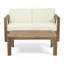 Causeuse et table basse