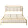 Gia Upholstered Platform Bed with Velvet Headboard