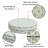 Decorative Indoor Outdoor Waterproof Round Cushion Cover, Patio UV Resistant Seat Cushion Cover-462100959