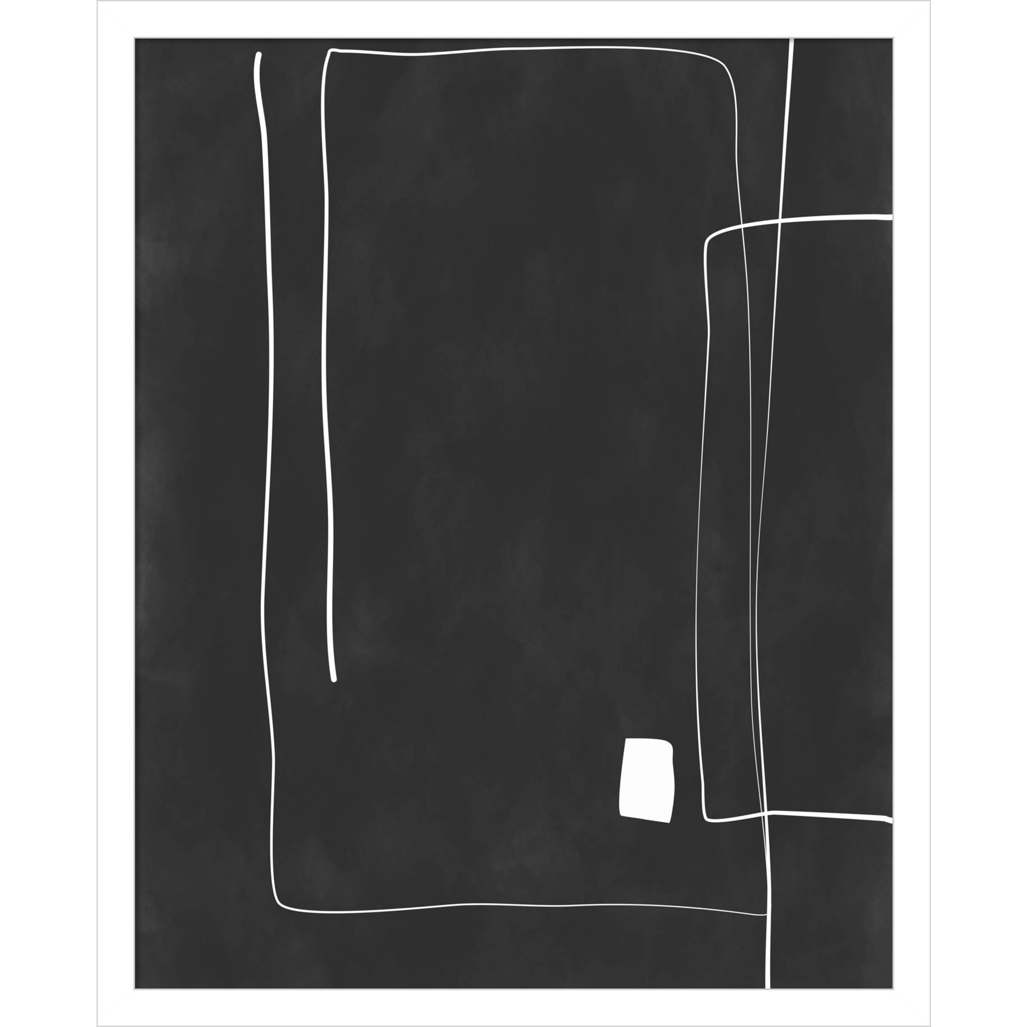 Black And White 36 by Elena Ristova, White, 21" H x 17" W