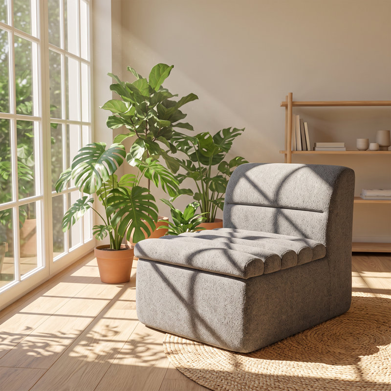 Upholstered 29 " Chenille Sofa