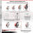 4 Piece Poly on Steel Caster Set-92145813