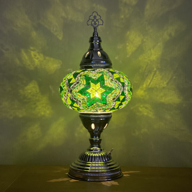 Keenan Metal Lamp, Green