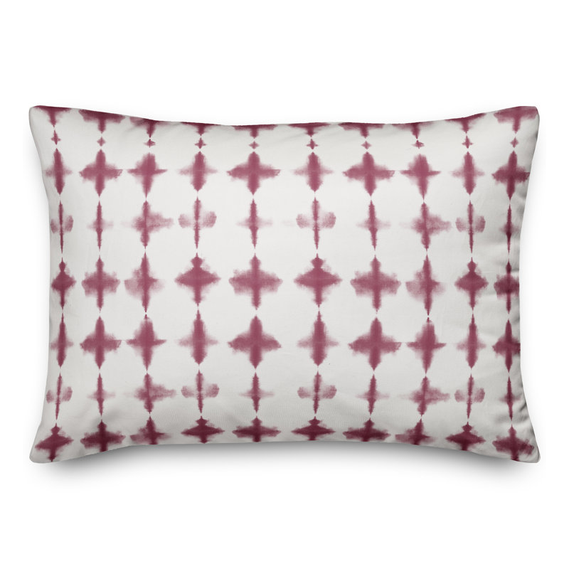Geometric Throw Pillow, Purple
