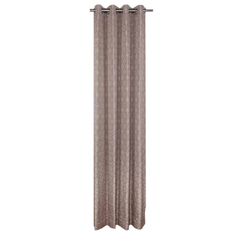 Clarabelle Room Darkening Curtain Pair, Beige