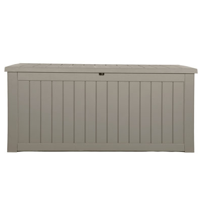 Edrosie Inc 60.8'' W 180 Gallons Water Resistant Lockable Deck Box in Brown