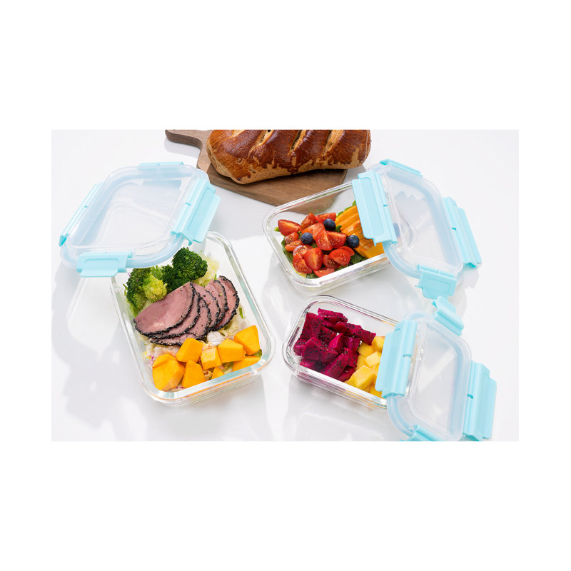 HI-TOP Lids With Pro Grade Removable Lockdown Levers Rectangular 3 container set
