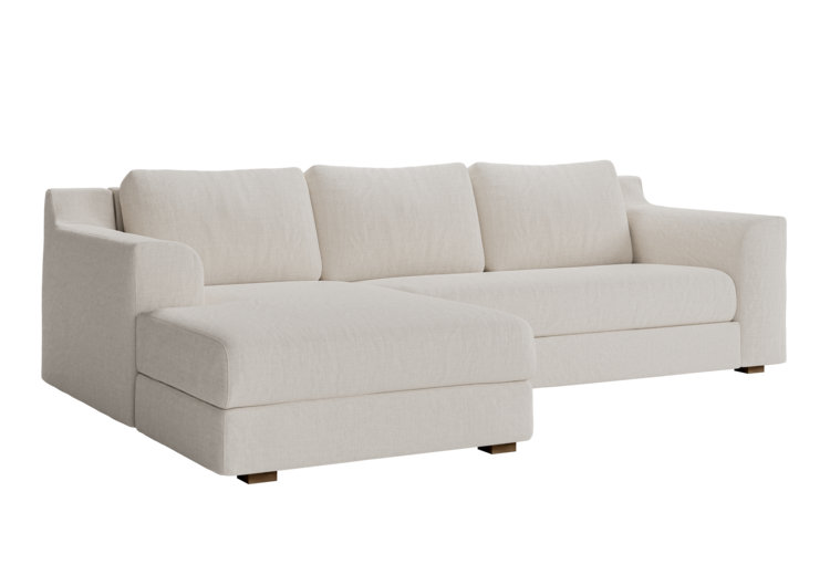 Elevate Sectional, Oat Upcycled Poly