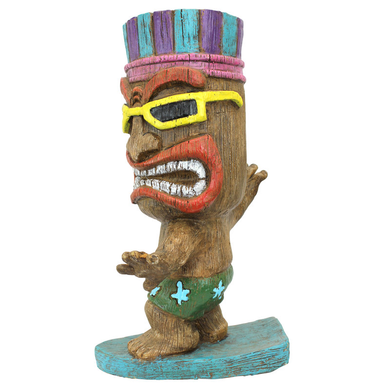 Kahuna Tiki Surfer Dude Statue