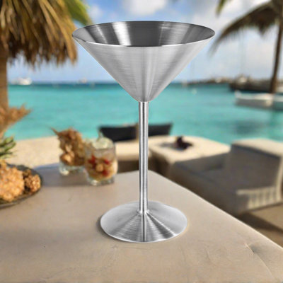 Stainless Steel Martini Glass