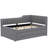 3-Drawers Upholstered Daybed with Trundle-557454638-557454636