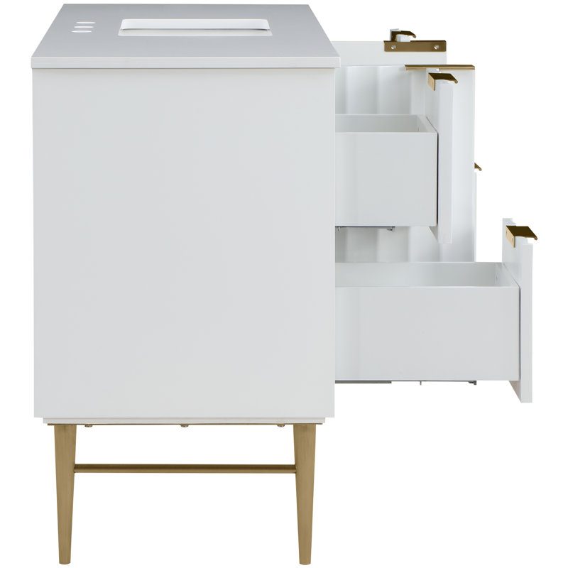 Ensemble de meuble-lavabo Mihai, Or