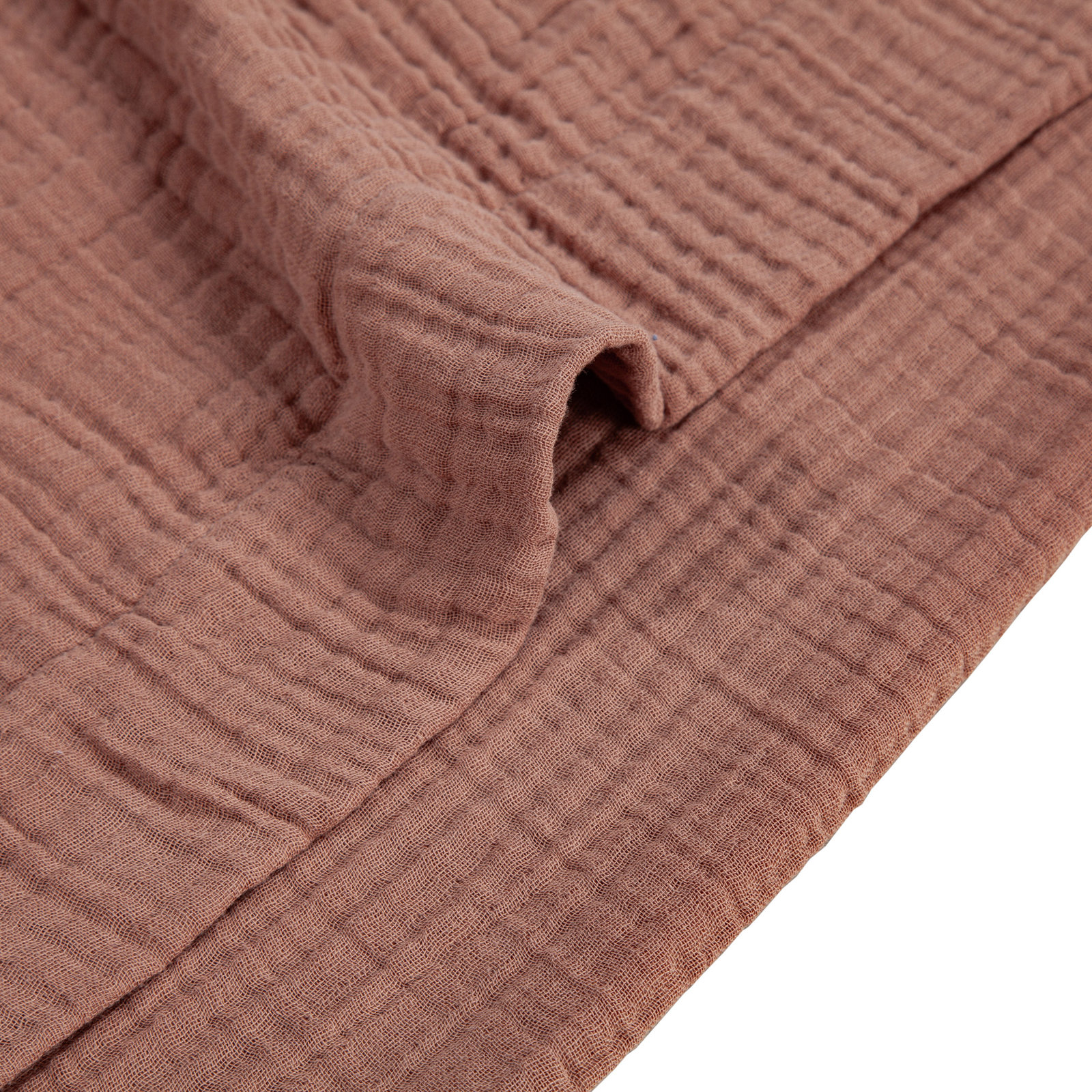 Cotton Voile Classic Casual Modern Rustic Soft And Lightweight Comforter Set, Twin Comforter + 1 Standard Sham, Red Clay