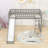 Enguerrand Twin Size Wood Loft Bed with Slide-519853032