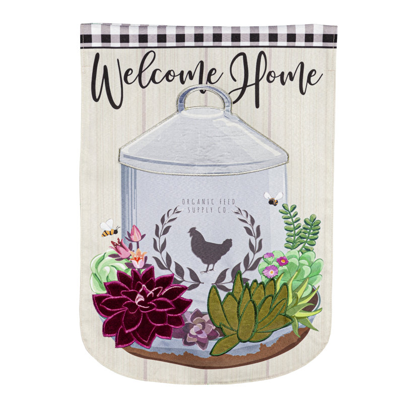 Almalik Double Sided 18'' H x 12.5'' W Polyester Garden Flag