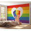 Murale pelez et collez de qualité supérieure - Pride Heart-1263231791