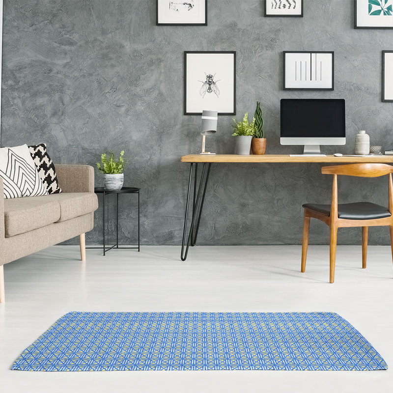 Chenille Striped Indoor Rug, Rectangle 5' x 7'