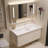 Simple modern style bathroom cabinet