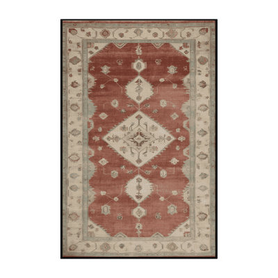 Machine Washable Overdyed Brown Area Rug