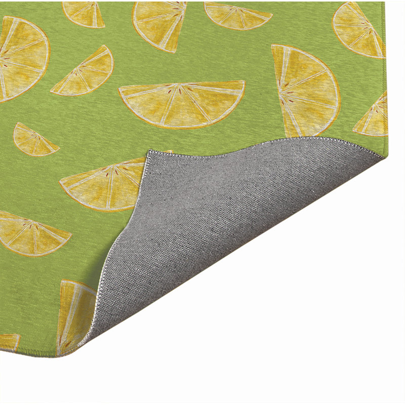 Tapis d'été Summer Lemon, Rectangle 8 pi x 10 pi