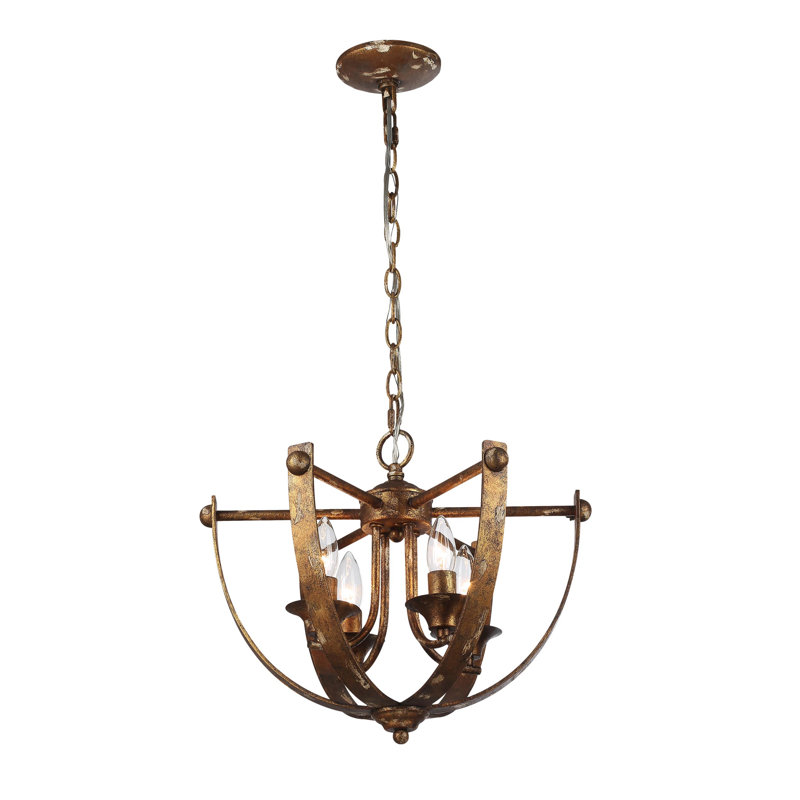 Luminaire suspendu 4 lumières mâle